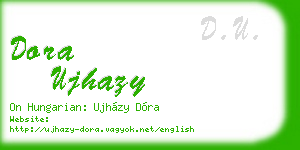 dora ujhazy business card